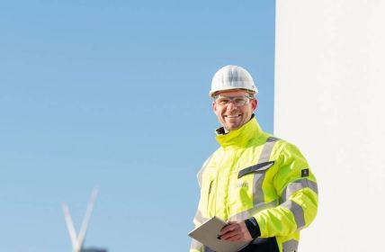 RWE ersetzt alte Windanlage durch leistungsfähigere Turbine (Foto: RWE.)