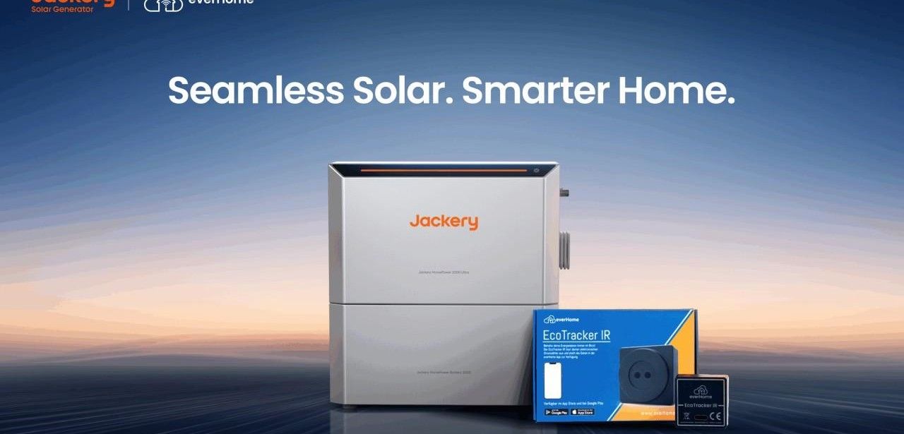 Jackery und everHome präsentieren EcoTracker für HomePower 2000 (Foto: Jackery Technology GmbH)