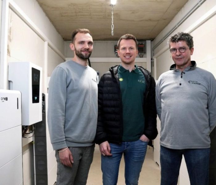 Die K&ouml;pfe hinter dem Projekt (von links): Philippe Rausch (Foto: E3/DC)