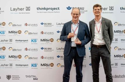 FingerHaus dritter beim Deutschen Baupreis 2026 Kategorie Bauunternehmen (Foto: Bauverlag)